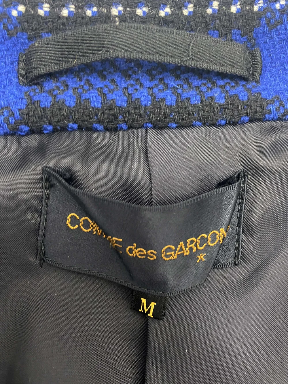 Comme des Garcons F/W 2001 plaid jacket — JAMES VELORIA